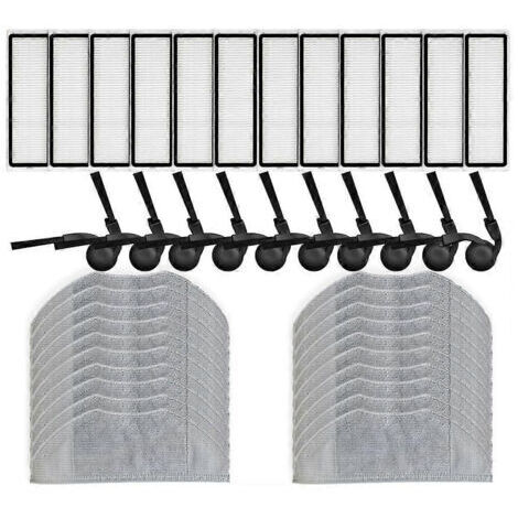 BARKBUSTERS Accessoires pour aspirateur robot Xiaomi S40 / OV81 : brosse latérale, filtre HEPA et lingette de nettoyage (1/5)