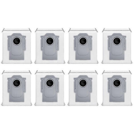 BARKBUSTERS Sacs à poussière de rechange pour aspirateur Roborock Qrevo Curv 2 Flow - Pièces détachées - Sacs à poussière en tissu non tissé (6 pièces)