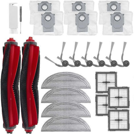 BARKBUSTERS Kit d'accessoires de remplacement pour aspirateur robot Roborock Q10 S5+ / Q10 S5 / Q10 X5 / Q10 X5+