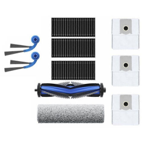 BARKBUSTERS Accessoires pour aspirateur ECOVACS DEEBOT T80 OMNI : brosse principale/latérale, filtre, rouleau de nettoyage, sac à poussière (pièces de rechange)