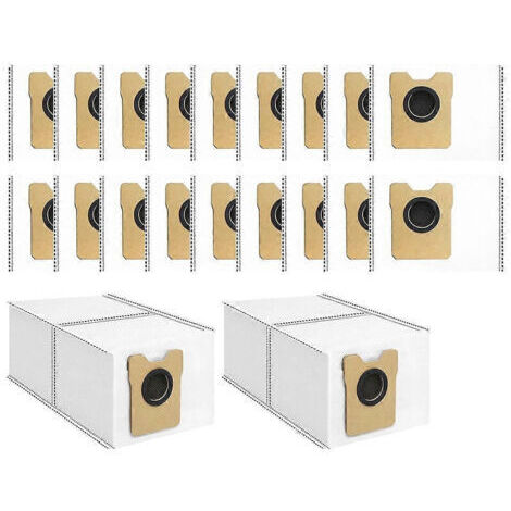 BARKBUSTERS Lot de 20 sacs à poussière C20 compatibles avec les aspirateurs robots Eufy C10 et C20 Omni. Sacs à poussière C10 jetables grande capacité et résistants. (1/5)