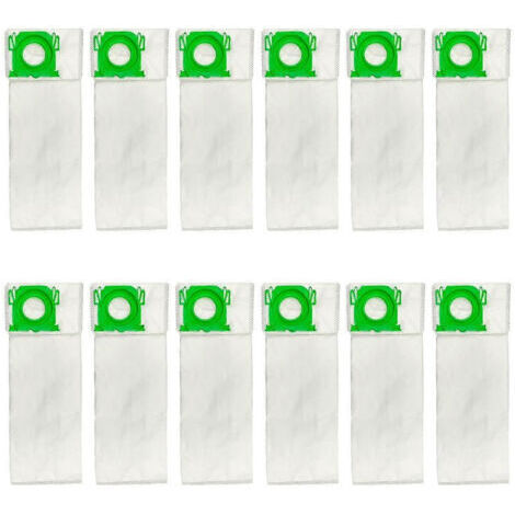 BARKBUSTERS Lot de 12 sacs pour aspirateur Sebo Airbelt série K, sacs à poussière de rechange pour Sebo K1/K3, sac filtrant 6629AM pour Sebo