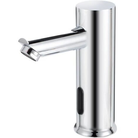 BARKBUSTERS Robinet de salle de bain - Automatique , mains libres , laiton massif , 1 trou - Pour salle de bain et cuisine (1/4)
