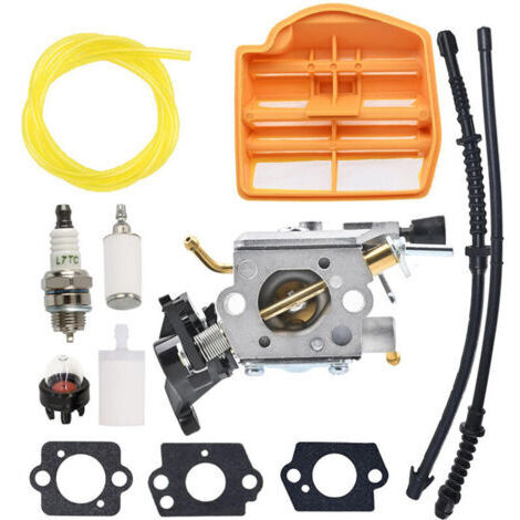 BARKBUSTERS C1M-EL37B Carburateur Carb W/Filtre à air Kit de conduite de carburant Repower pour Husqvarna 445 445E 450 450E Scie à chaîne pour gaz Remplacer le 506 45 04-01. (1/5)