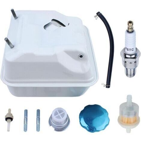 BARKBUSTERS Kit de Réservoir pour Honda GX390 GX340 GX270 GX240 Moteur, Réservoir Essence + Bouchon de Réservoir + Bougie + Filtre à Carburant + Tuyau de Carburant Reservoir Accessoire (1/4)