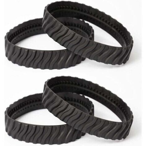 BARKBUSTERS 4 chenilles adaptables pour pneus Zodiac MX6 MX8 MX9, Baracuda Robot Nettoyeur de Piscine R0526100
