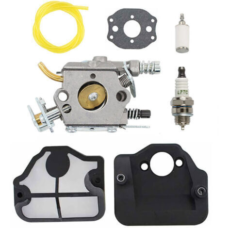 BARKBUSTERS Kit de carburateur pour Husquvarna 36 41 136 137 137E 141 142 141LE 142E scie, remplace WT-834 WT-657 WT-285 WT-239 C1Q-W29E (1/5)