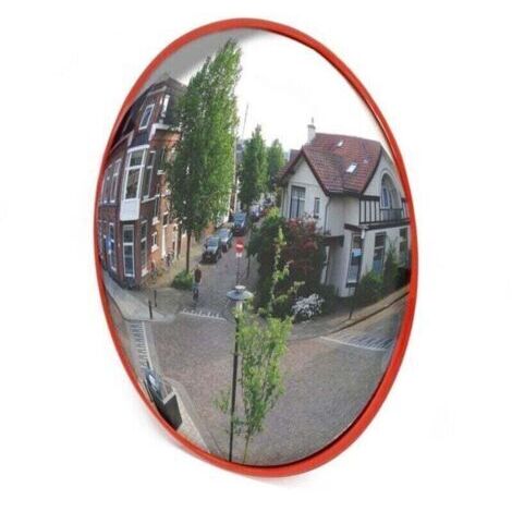 BARKBUSTERS Miroir Convexe Circulation 45 cm Champ de vision de 130°-160° Miroir traffic Sécurité routière Outdoor Indoor Miroir routier Polycarbonate solide Surveillance Rue Magasin