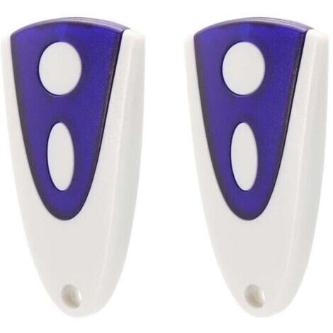 BARKBUSTERS Lot de 2 télécommande de Porte de Garage, Compatible avec Novoferm Novotron 502 MAX43-2 Novotron 512 MIX43-2 433,92MHzz, ，