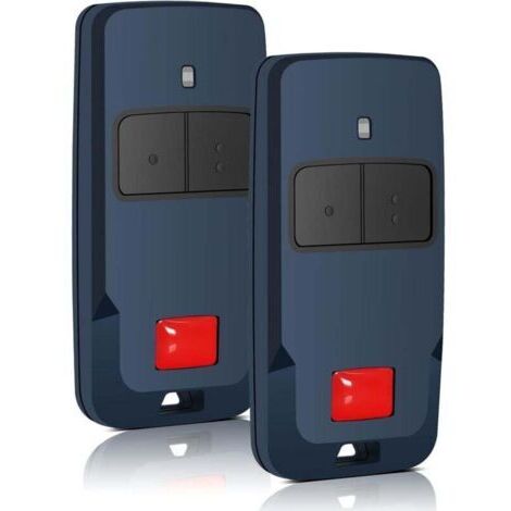 BARKBUSTERS 2pcs Télécommande 3 boutons pour BFT Mitto 2 B RCB 433,92 MHz - Compatible avec BFT Mitto, Kleio, Ghibli, TRC 2 - 2 boutons, code de tour, facile à programmer