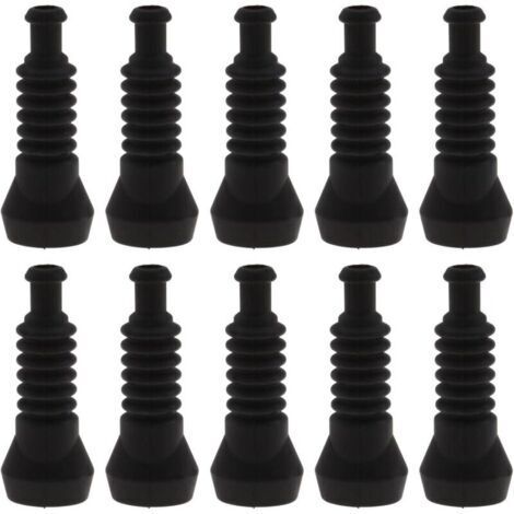 BARKBUSTERS 10pcs 2 Voies Connecteur de Voiture Manchon de Démarrage Ètanche Connecteur Anti-poussière de Fil Èlectrique de Voiture Manchon de Botte Couvercle de Capuchon de Prise en Silicone (1/4)