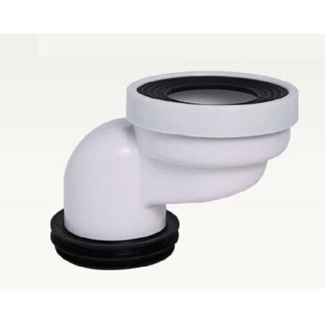 BARKBUSTERS Buse de raccordement pour tuyau de toilette - Buse de vidange droite excentrique (10 cm)