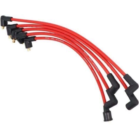 BARKBUSTERS 5 pièces 8mm rouge Silicone HT fils d'allumage cbles de bougies d'allumage pour modèles MGB 1800cc A