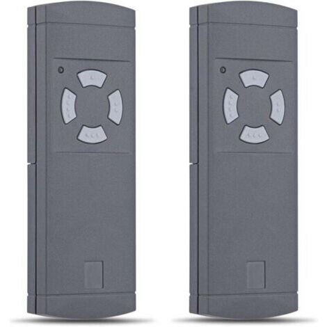 BARKBUSTERS Compatible avec Hormann HS4 40,685MHz Touches Grises Télécommande d'ouverture de Porte de Garage pour HORMANN HS2-40, HSE2-40, HSE2-40, HSM2-40, HSM4-40 Télécommande 2 pièces