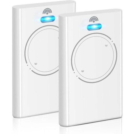 BARKBUSTERS Lot de 2 télécommandes 868 MHz pour ouvre-porte de garage XT2 868 SLH LR, 2 canaux, blanc