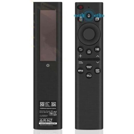 BARKBUSTERS Télécommande de remplacement Samsung Smart TV solaire, BN59-01385A compatible avec TV Quadro Samsung Frame, Samsung 2021-2022 Smart 4K HD TV (Noir)