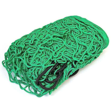 BARKBUSTERS Filet de remorque 1.5 x 2.2 m - Filet de Suspension avec tendeur en Caoutchouc pour Une sécurité optimale du Chargement - Filet de remorque avec Corde élastique (1/4)