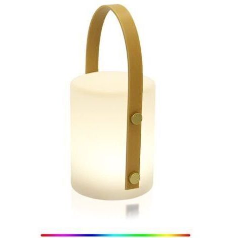 BARKBUSTERS Vtizikl Lampe de Table Extérieure,8 Couleurs Gradable RGB Lampe de Table sans Fil,Portative Rechargeable Lanterne étanche lampe ambiance, pour chambre à coucher,camping en plein air,salon (1/5)