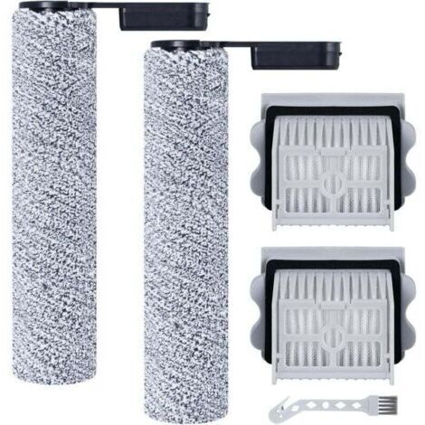 BARKBUSTERS Kit d'accessoires pour aspirateur eau et poussière Roborock Flexi/Flexi Pro avec accessoires de puissance d'aspiration, 2 rouleaux de brosse, 2 filtres HEPA et 1 brosse de nettoyage