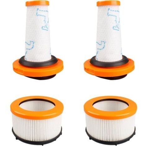 BARKBUSTERS Filtres pour Rowenta X-FORCE FLEX 9.60 et X-NANO ESSENTIAL RH20xx, 2 Pré + 2 Moteur Filtres HEPA lavables pour ZR009010, ZR009012
