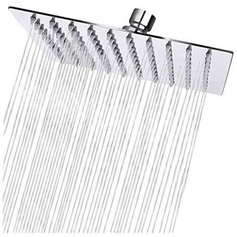 BARKBUSTERS Tete de douche Pluie Carré en Acier Inox 50CM - Haute Pression Pommeau Douche, Économiseur d'Eau, Anti-Calcaire, Rotation 360°, Installation Facile (1/4)