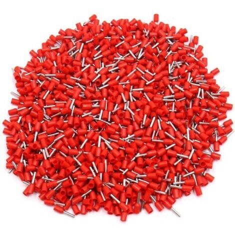 BARKBUSTERS 1000Pc 1mm2 AWG18 Isolation automobile fin cordon fil Borne rouge embouts (1/2)