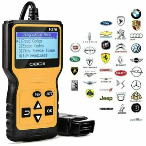 BARKBUSTERS Auto Outils de Scanner de Diagnostic Auto Lecteur Voiture Lecteur Lire et Effacer Les Codes Erreur Moteur Détecter