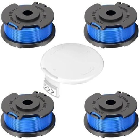 BARKBUSTERS 4PCS Lot bobines Fil en Nylon pour débroussailleuse Ryobi One+ , Accessoires de Jardin pour débroussailleuse 18 V , 24 V , 40 V , RY40204 , RY40220 , ZRP2080 (1/4)