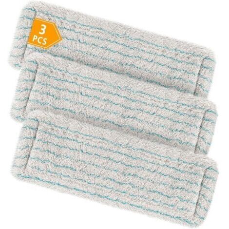 BARKBUSTERS Lot de 3 housses d'essuie-glaces de rechange pour Leifheit Profi XL Micro Duo/Profi XL Cotton Plus tous manches, 60 % fibres de coton super fines et poils spéciaux, en particulier pour la (1/4)