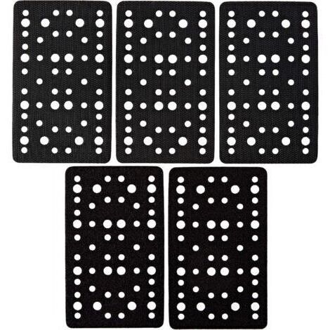 BARKBUSTERS Support de protection 80 x 133 mm, 54 trous, 5 pièces, pour la protection des disques de ponçage auto-adhésifs
