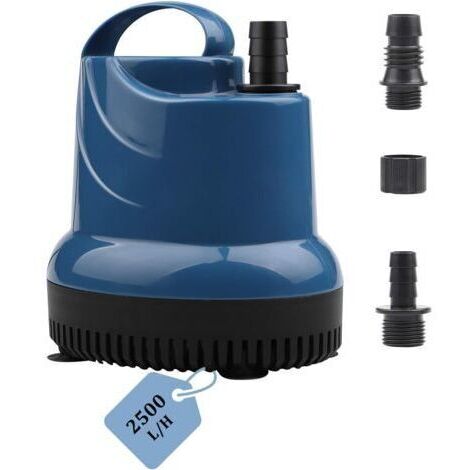 BARKBUSTERS Mini Pompe À Eau Submersible 2500 L/H 40W 230V Hauteur de Refoulement 2,3 M Câble 2,5 M pour Jardin, Aquarium, Étang, Fontaine