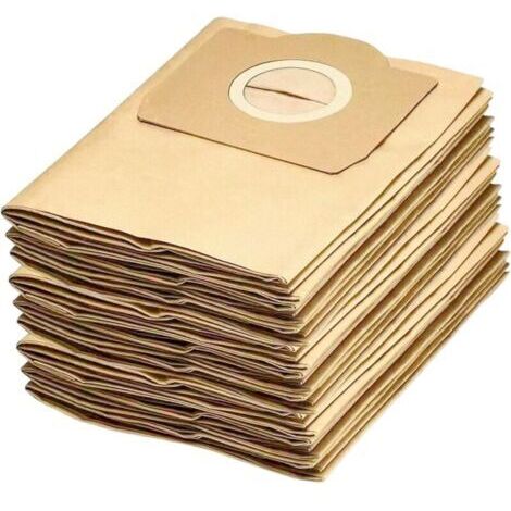 BARKBUSTERS 10 Sac pour Aspirateur Kärcher WD3 MV3 6.959-130.0 A 22xx Séries, A 25xx Séries, A26xx Séries, SE 4001 4002 en Papier