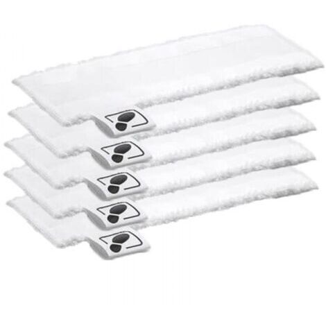 Lot de 5 Tampons en Tissu Microfibre pour Nettoyeur Vapeur EasyFix SC2 SC3 SC4 SC5 (1/5)