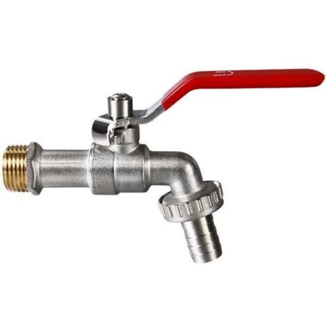 Robinet Exterieur Jardin 1/2 - Robinet Antigel -20 ℃, Résistance à Haute Température 120 ℃, Antirouille, Robinet D'arrosage à Sphère, Laiton