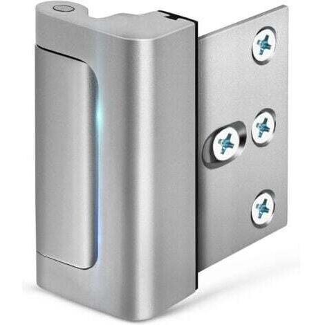Home Security Door Lock with 8 Screws, Childproof Door Reinforcement Lock with 3 Inch Stop Withstand 800 lbs for Inward Swinging Door,Upgrade Night Lock to Defend Your Home (1/5)