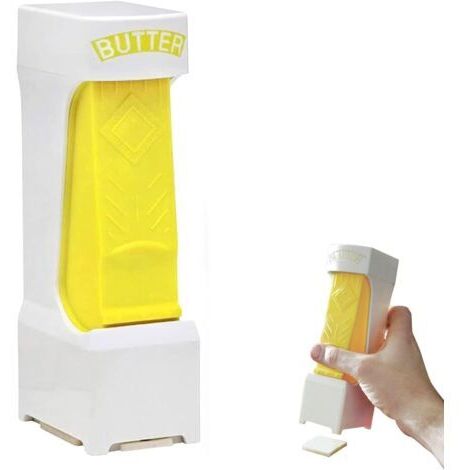 Couteau à Beurre Pratique avec Lame en Acier Inoxydable–Distributeur de Beurre et Fromage pour Cuisine, Découpe Facile et Distribution, Facile à Nettoyer, Idéal pour Petit-Déjeuner et En-Cas (1/5)