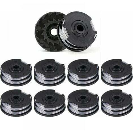 Lot de 10 bobines de fil de rechange pour coupe-bordure LIDL Parkside PRTA 20-Li A1, B2, C3, PRT 550 A1, A3, PRT 300 A1 (1/4)