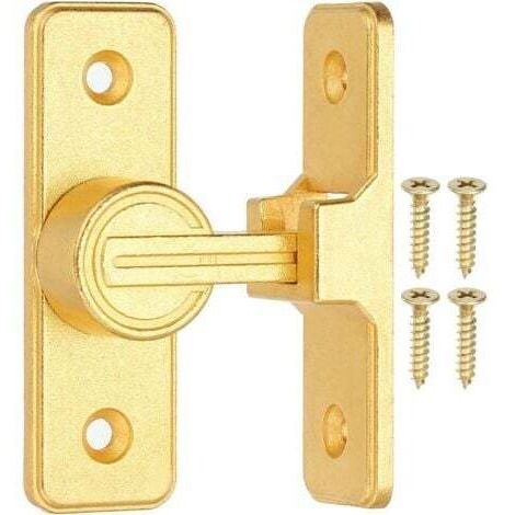 Prise porte coulissante à 90 degrés porte de grange flip serrure de porte à 90 degrés serrure de porte pliante serrure de porte à 90 degrés antivol loquet de porte boucle de porte serrure de porte en (1/5)