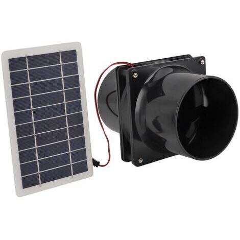 10w ventilateur dextraction solaire extracteur dair ventilateur ventilateur alimenté par panneau solaire pour maison danimaux domestiques (1/3)