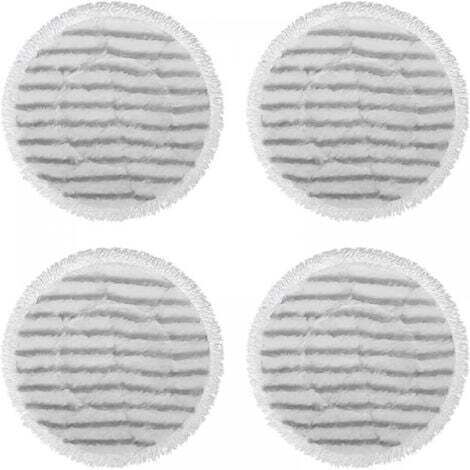 4 chiffons de rechange en microfibre pour aspirateurs robots et serpillères en microfibre
