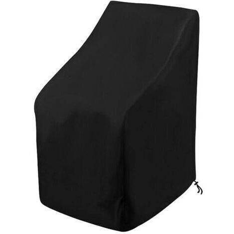 Housse de protection pour chaise d'extérieur - Housse de protection pour meubles de patio 210D - Imperméable et résistante aux UV - 89 x 89 x 120 cm (1/5)