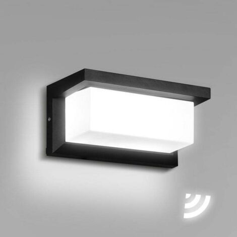 Applique murale LED 18W Lampe d'extérieur IP65 Détecteur d'intérieur Applique d'intérieur Blanc froid (1/5)