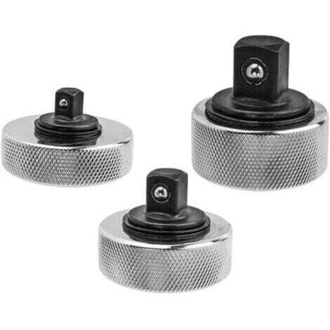 3 Pièces Mini clé à cliquet réversible en acier, Douille à Cliquet Doigt, Poignée à Cliquet Réversible 1/4 3/8 1/2 Pouces Drive, Corps de Vanne Compact (1/5)