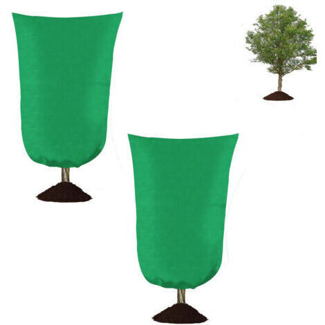 Lot de 2 Toiles antigel pour Plantes d'extérieur ,Protection Contre Le Gel ,Toiles antigel pour Plantes d'extérieur avec Fermeture éclair et Cordon de Serrage(180x120 cm ) (1/5)