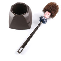 RGE BDD Brosse de Toilette en Poils Souples pour Nettoyage en Profondeur de la Salle de Bain, Plastique, Pinsel, 36 8cm/14.17 3.14inch