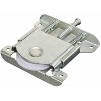 Ensemble de 2 roulettes de porte coulissante de garde-robe, pièces de porte coulissante de porte de garde-robe de meuble, roues, rouleaux