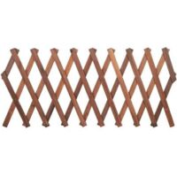 BARKBUSTERS Focket Clôture en Treillis, étendue à 120 x 35cm, 155 x 30cm, 180 x 25cm, Mur en Treillis en Bois, Treillis Extensible en pin pour Plantes grimpantes, vignes et Fleurs pour la pièce A