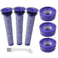 BARKBUSTERSKit de remplacement du filtre à vide 6 Pack pour Dyson V7, V8 Cordless Vacuum, Filtres de remplacement Dyson, Remplace le numéro de pièce 965661-01