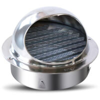 BARKBUSTERS Hotte en acier inoxydable, protection contre la pluie, évent, ventilation, hotte aspirante, tuyau d'évacuation de hotte de cuisinière, sortie d'air