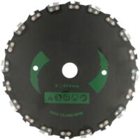 BARKBUSTERS Chainsaw Disc Cutter Grass Trimmer Head, 9 Inch Steel Grass Trimmer Head Brush Cutter Blade